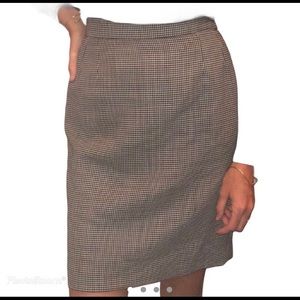 Ives saint laurent encore houndstooth skirt